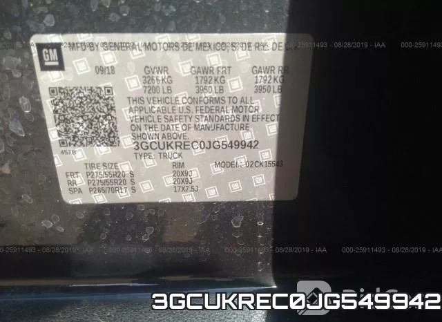 3GCUKREC0JG549942 фото 10