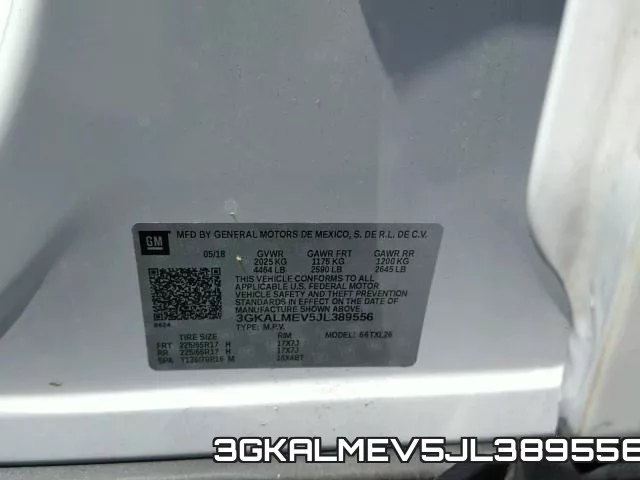 3GKALMEV5JL389556 фото 2