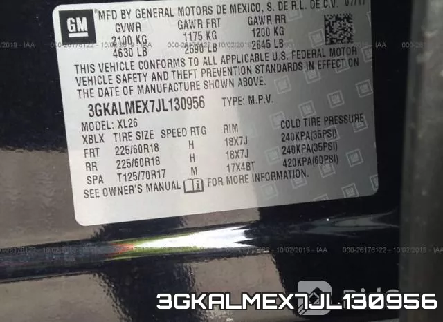 3GKALMEX7JL130956 фото 10