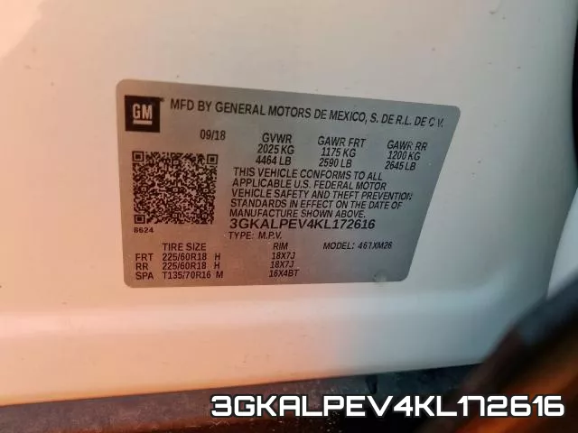 3GKALPEV4KL172616 фото 2