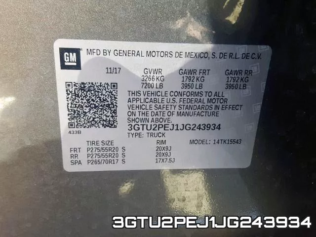 3GTU2PEJ1JG243934 фото 2
