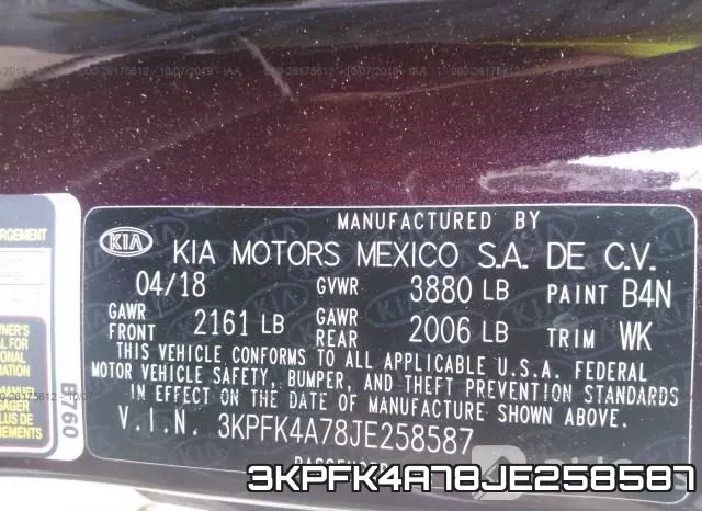 3KPFK4A78JE258587 фото 10
