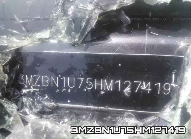 3MZBN1U75HM127419 фото 10
