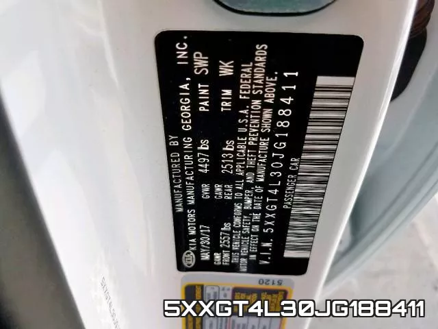 5XXGT4L30JG188411 фото 2