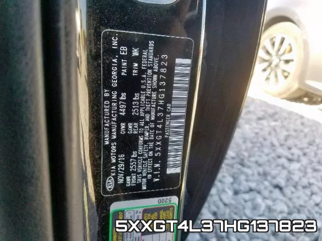 5XXGT4L37HG137823 фото 2
