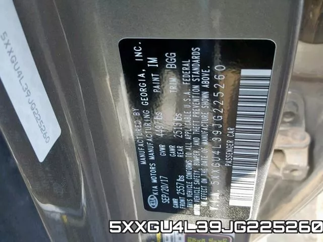 5XXGU4L39JG225260 фото 2