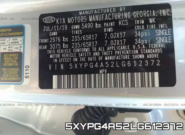 5XYPG4A52LG612372 фото 10