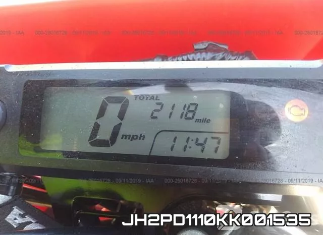 JH2PD1110KK001535 фото 8