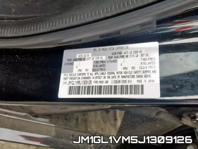 JM1GL1VM5J1309126 фото 2