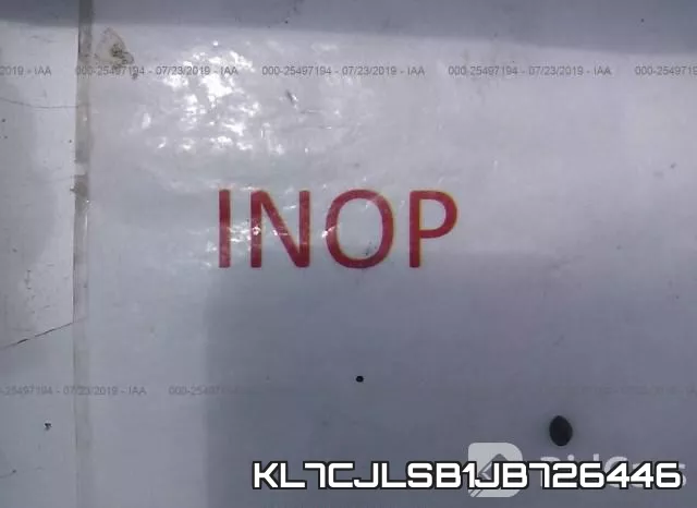 KL7CJLSB1JB726446 фото 8