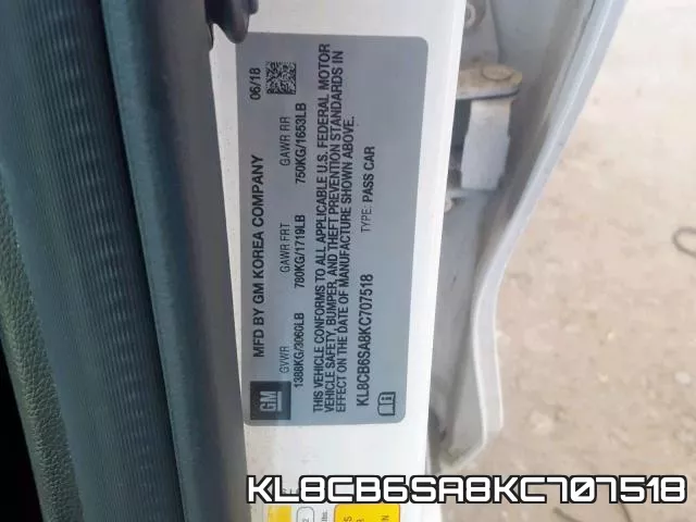 KL8CB6SA8KC707518 фото 2