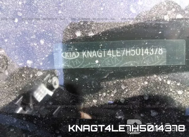 KNAGT4LE7H5014378 фото 10