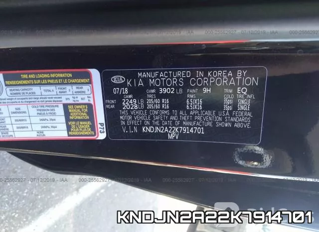 KNDJN2A22K7914701 фото 10