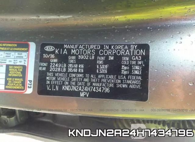 KNDJN2A24H7434796 фото 9