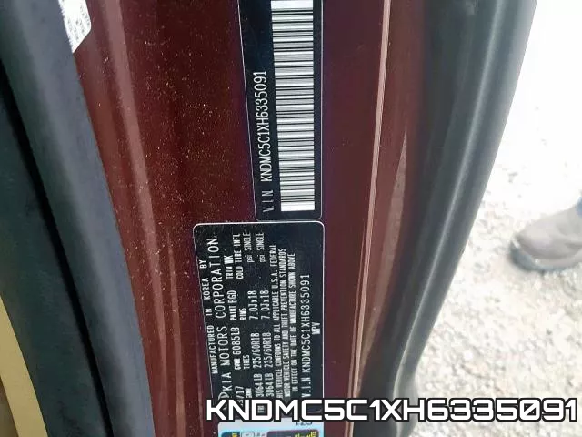 KNDMC5C1XH6335091 фото 2
