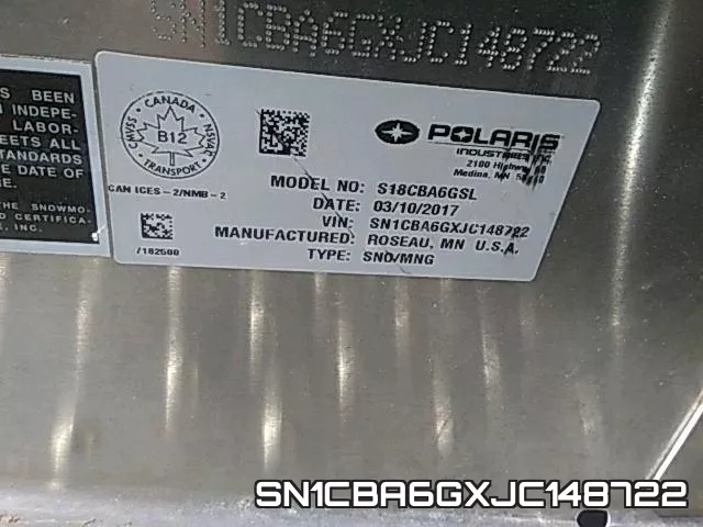 SN1CBA6GXJC148722 фото 2