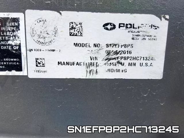 SN1EFP8P2HC713245 фото 2