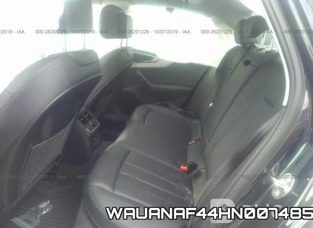 WAUANAF44HN007485 фото 8