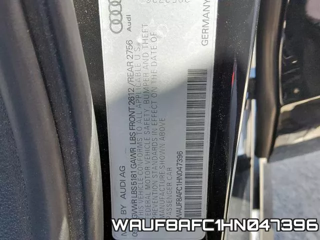 WAUF8AFC1HN047396 фото 2