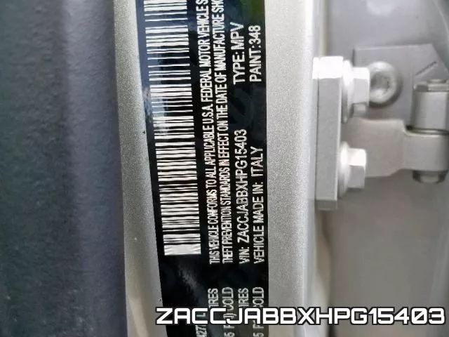 ZACCJABBXHPG15403 фото 2