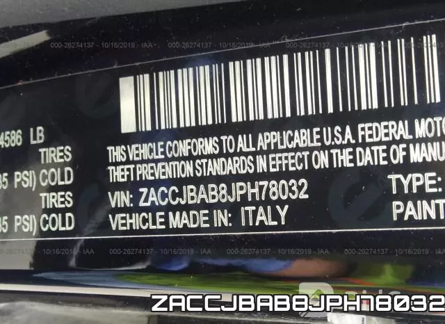 ZACCJBAB8JPH78032 фото 10