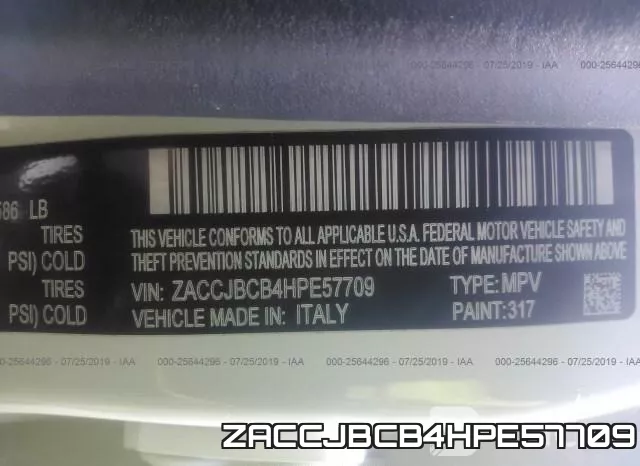 ZACCJBCB4HPE57709 фото 10