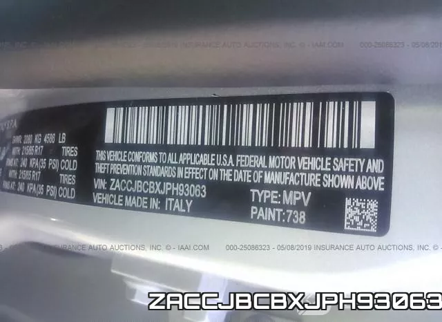 ZACCJBCBXJPH93063 фото 10