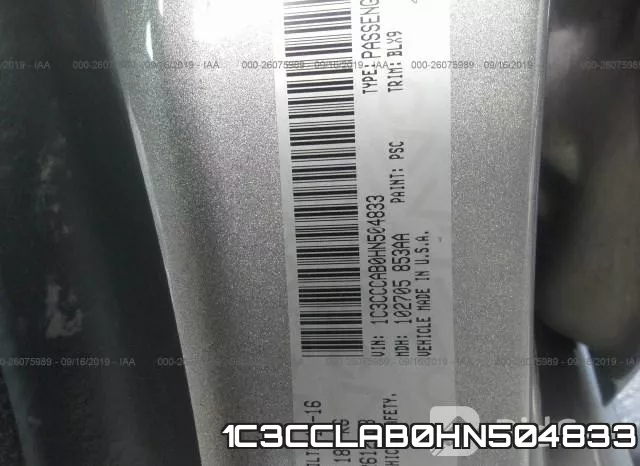 1C3CCLAB0HN504833 фото 10