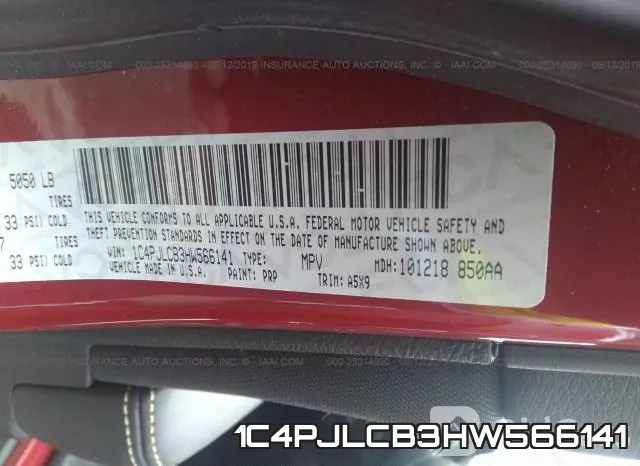 1C4PJLCB3HW566141 фото 10