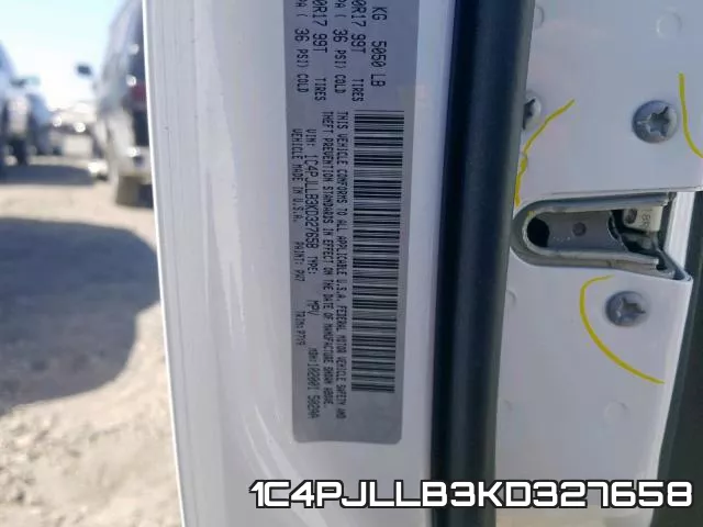 1C4PJLLB3KD327658 фото 2