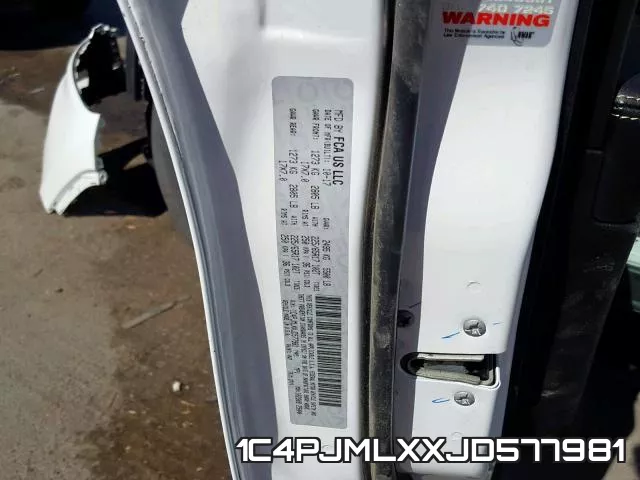 1C4PJMLXXJD577981 фото 2