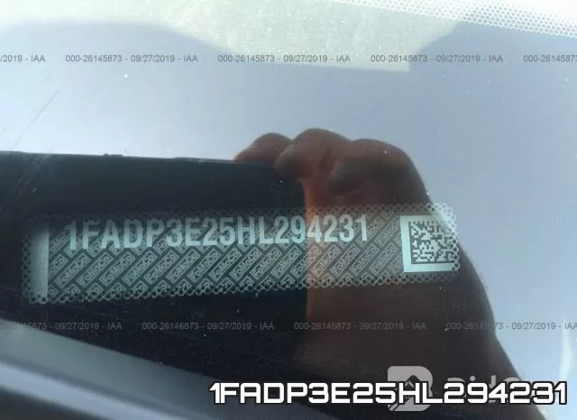 1FADP3E25HL294231 фото 9