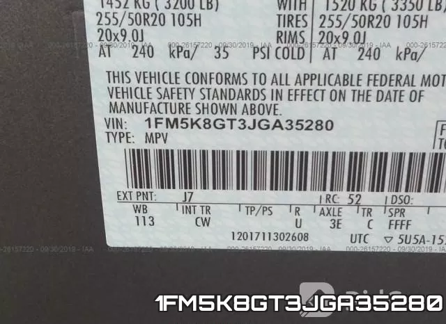 1FM5K8GT3JGA35280 фото 10