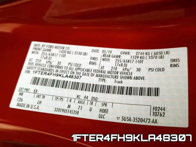 1FTER4FH9KLA48307 фото 2