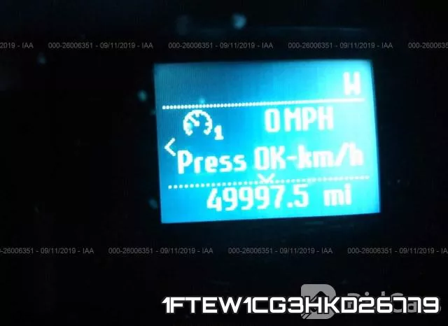 1FTEW1CG3HKD26779 фото 8