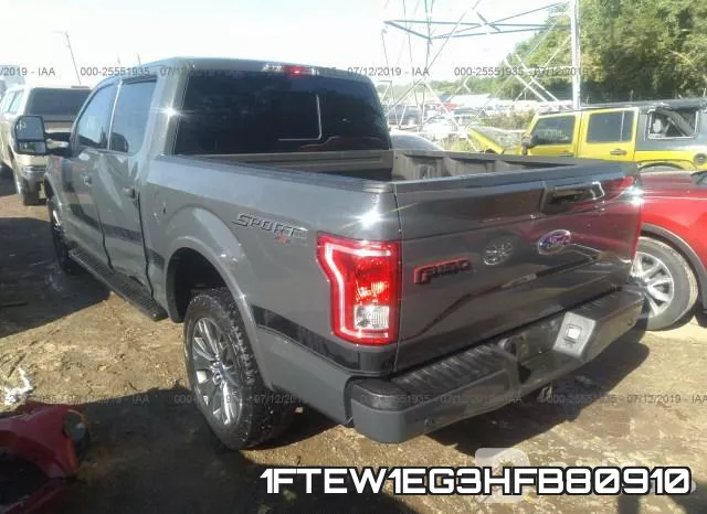 1FTEW1EG3HFB80910 фото 4