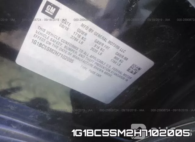 1G1BC5SM2H7102005 фото 10