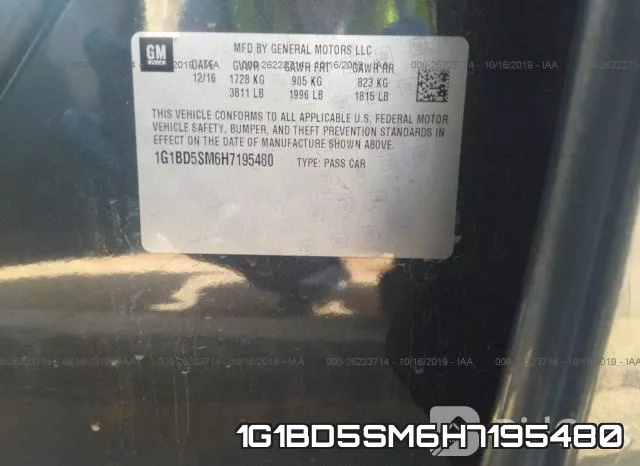 1G1BD5SM6H7195480 фото 10