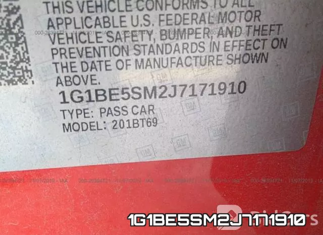 1G1BE5SM2J7171910 фото 10