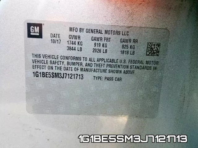 1G1BE5SM3J7121713 фото 2