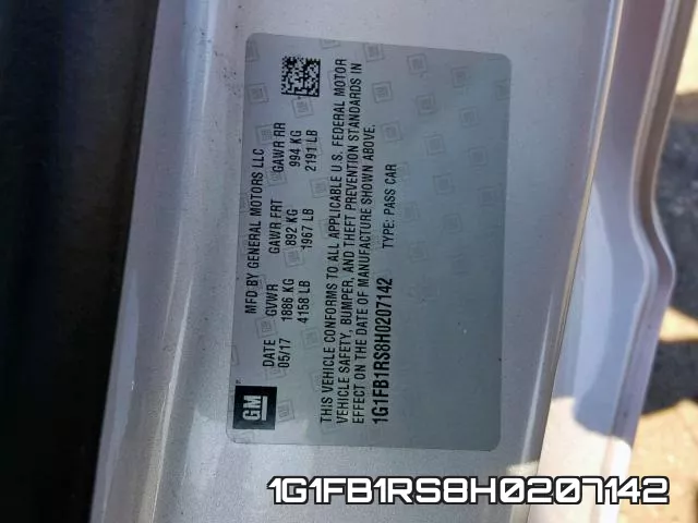 1G1FB1RS8H0207142 фото 2