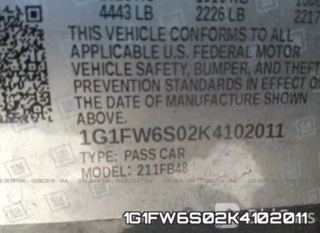 1G1FW6S02K4102011 фото 10