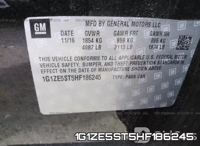 1G1ZE5ST5HF186245 фото 10