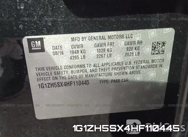 1G1ZH5SX4HF110445 фото 10