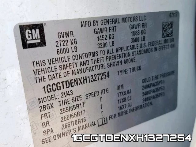 1GCGTDENXH1327254 фото 2