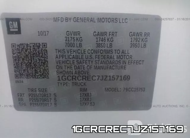 1GCRCREC7JZ157169 фото 10