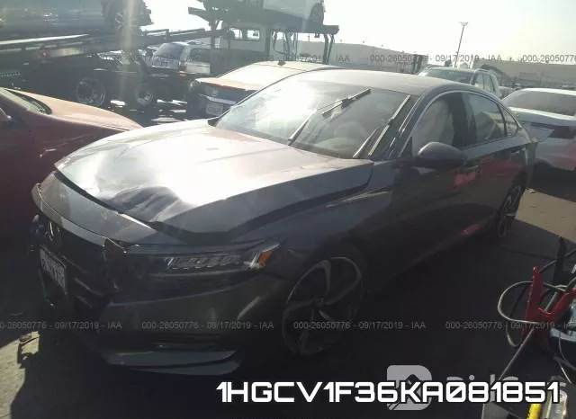 1HGCV1F36KA081851 фото 3