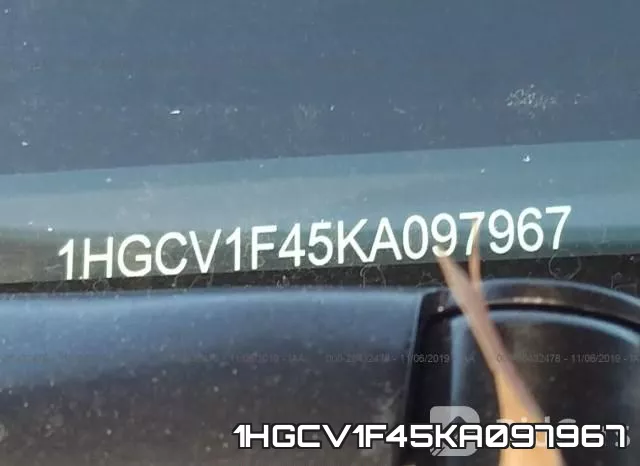 1HGCV1F45KA097967 фото 10