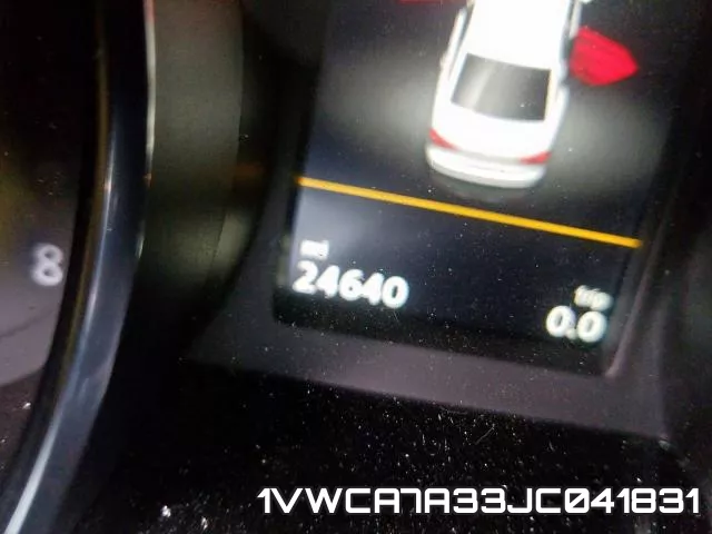 1VWCA7A33JC041831 фото 9