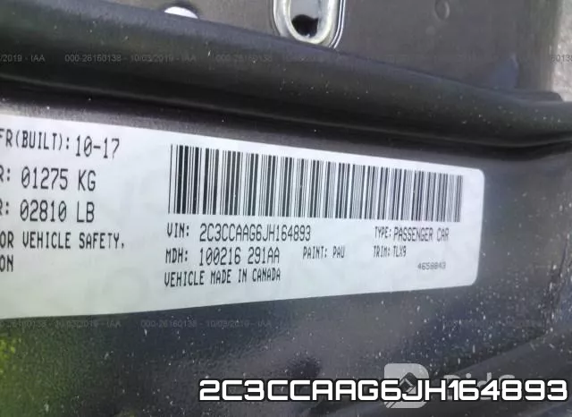 2C3CCAAG6JH164893 фото 10